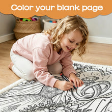 Load image into Gallery viewer, Wedding Coloring Doodle Blanket 100×150cm (24-Color Markers)