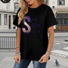 Load image into Gallery viewer, Custom Photo Last Name Est. Date Photo Women’s T-Shirt in USA Size (Front Printing) (Model T78)