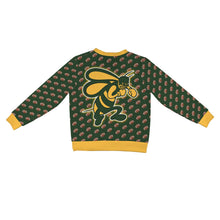 Load image into Gallery viewer, Ribbed Cardigan Leopard NUMBER FOOTBALL big back Women's Ribbed Cardigan (Model H73)