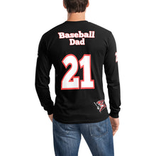 Load image into Gallery viewer, Windy Warriors Black Men's All Over Print Long Sleeve T-shirt (Model T51)