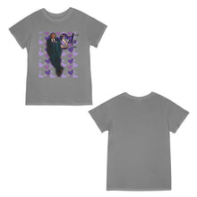 Load image into Gallery viewer, Custom Photo Name/Est Date Hearts Women's T-Shirt in USA Size (Front Printing) (Model T78)