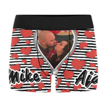 Load image into Gallery viewer, Valentines Underwear Men's All Over Print Boxer Briefs (Model L10)