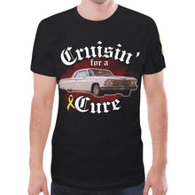 Load image into Gallery viewer, Cruisin' for Cure 2 New All Over Print T-shirt for Men (Model T45)