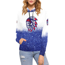Load image into Gallery viewer, Tribe Mom Glitter Hoodie All Over Print Hoodie for Women (USA Size) (Model H13)