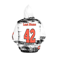 Load image into Gallery viewer, Chaos Custom Black/White All Over Print Hoodie for Men (USA Size) (Model H13)