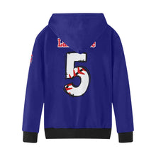 Load image into Gallery viewer, Tribe Baseball Blue F Kids' All Over Print Hoodie (Model H38)