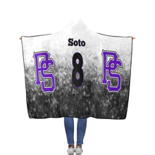 Load image into Gallery viewer, PS Hooded Blanket Flannel Hooded Blanket 56''x80''