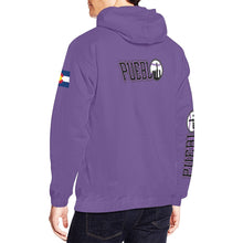Load image into Gallery viewer, PS purple All Over Print Hoodie for Men (USA Size) (Model H13)