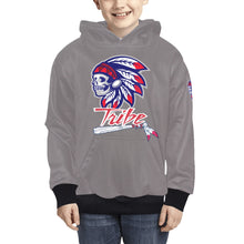 Load image into Gallery viewer, Tribe Baseball Grey n Kids' All Over Print Hoodie (Model H38)