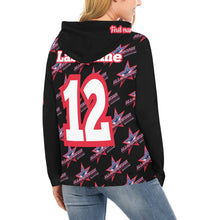 Load image into Gallery viewer, All American Mom Hoodie Full Custom All Over print All Over Print Hoodie for Women (USA Size) (Model H13)