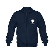 Load image into Gallery viewer, 50/50 Cotton/Poly Blend Gildan Zip-Up Hoodie Unisex Size