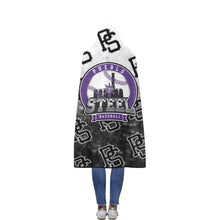 Load image into Gallery viewer, PS Hooded Blanket 3 Flannel Hooded Blanket 56''x80''