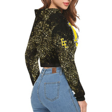 Load image into Gallery viewer, EE A Short Hoodie 2 All Over Print Crop Hoodie for Women (Model H22)