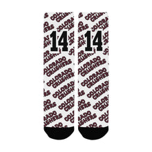 Load image into Gallery viewer, Crusher Socks Number Custom Socks for Women