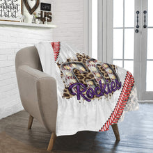 Load image into Gallery viewer, Leopard Baseball Blanket Ultra-Soft Micro Fleece Blanket 30''x40''