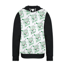 Load image into Gallery viewer, Aces Fleece Lined Women's Long Sleeve Fleece Hoodie (Model H55)