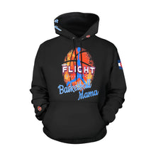 Load image into Gallery viewer, Flight Basketball Mama Middle All Over Print Hoodie for Women (USA Size) (Model H13)