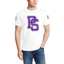 Load image into Gallery viewer, PS white SHIRT 1 Men's All Over Print T-Shirt (Solid Color Neck) (Model T63)