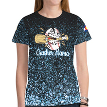 Load image into Gallery viewer, Crusher Mama 8 New All Over Print T-shirt for Women (Model T45)