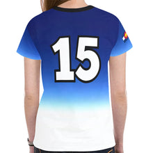 Load image into Gallery viewer, SHARKS WOMEN TSHIRT New All Over Print T-shirt for Women (Model T45)