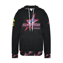 Load image into Gallery viewer, All American Women's Long Sleeve Fleece Hoodie (Model H55)