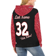 Load image into Gallery viewer, Angels 21 All Over Print Hoodie for Women (USA Size) (Model H13)