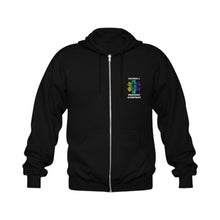 Load image into Gallery viewer, 50/50 Cotton/Poly Blend Gildan Zip-Up Hoodie Unisex Size