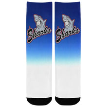 Load image into Gallery viewer, SHARKS YOUTH SOCKS 2 Custom Socks for Kids