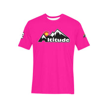 Load image into Gallery viewer, Altitude Shirt 4 Pink Men's All Over Print T-Shirt (Solid Color Neck) (Model T63)