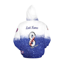 Load image into Gallery viewer, Tribe Mom Glitter Hoodie wd All Over Print Hoodie for Women (USA Size) (Model H13)