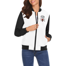 Load image into Gallery viewer, women hf bomber All Over Print Bomber Jacket for Women (Model H19)