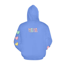 Load image into Gallery viewer, Mama Periwinkle F All Over Print Hoodie for Women (USA Size) (Model H13)