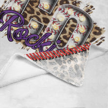 Load image into Gallery viewer, Leopard Baseball Blanket Ultra-Soft Micro Fleece Blanket 30''x40''