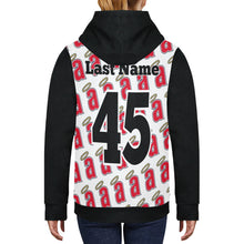 Load image into Gallery viewer, Angel 43 Women's Long Sleeve Fleece Hoodie (Model H55)