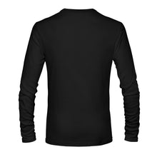 Load image into Gallery viewer, Crusher Longsleeve Black/White Sunny Men's T-shirt (long-sleeve) (Model T08)