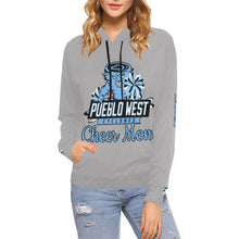 Load image into Gallery viewer, PW Grey Cheer Mom Hoodie Full Custom Name, LN, Year All Over Print Hoodie for Women (USA Size) (Model H13)