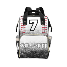 Load image into Gallery viewer, South Baseball Multi-Function Diaper Backpack/Diaper Bag (Model 1688)