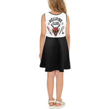 Load image into Gallery viewer, youth hf 2 dress Girls' Sleeveless Sundress (Model D56)