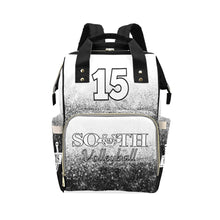 Load image into Gallery viewer, BP VB BW Multi-Function Diaper Backpack/Diaper Bag (Model 1688)