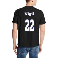 Load image into Gallery viewer, Tribe Shirt Left Chest Men's All Over Print T-Shirt (Solid Color Neck) (Model T63)