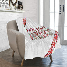 Load image into Gallery viewer, Busy Raising Ballers Baseball Blanket Ultra-Soft Micro Fleece Blanket 30''x40''
