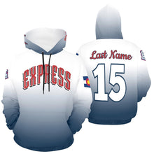 Load image into Gallery viewer, Express Women Hoodie All Over Print Hoodie for Women (USA Size) (Model H13)