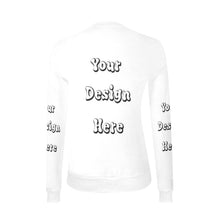 Load image into Gallery viewer, Custom Your Design Here- Female V-neck Longsleeve Women's All Over Print V-Neck Sweater (Model H48)