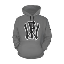 Load image into Gallery viewer, WF Sport Name/Number Grey All Over Print Hoodie for Men (USA Size) (Model H13)