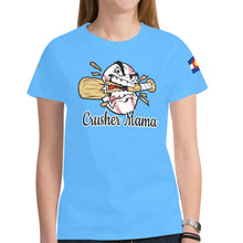 Load image into Gallery viewer, Crusher Mama 1 New All Over Print T-shirt for Women (Model T45)