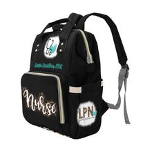 Load image into Gallery viewer, LPN 2/Nurse Bag Leopard Multi-Function Backpack Bag (Model 1688)
