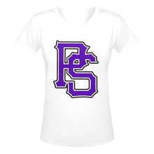 Load image into Gallery viewer, PSP V W Women's Deep V-neck T-shirt (Model T19)