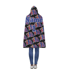 Load image into Gallery viewer, Azteca Hooded Blanket Custom Flannel Hooded Blanket 40''x50''