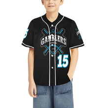 Load image into Gallery viewer, Gamblers 3 All Over Print Baseball Jersey for Kids (Model T50)