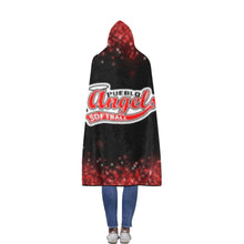 Load image into Gallery viewer, Angels 82 Flannel Hooded Blanket 56''x80''